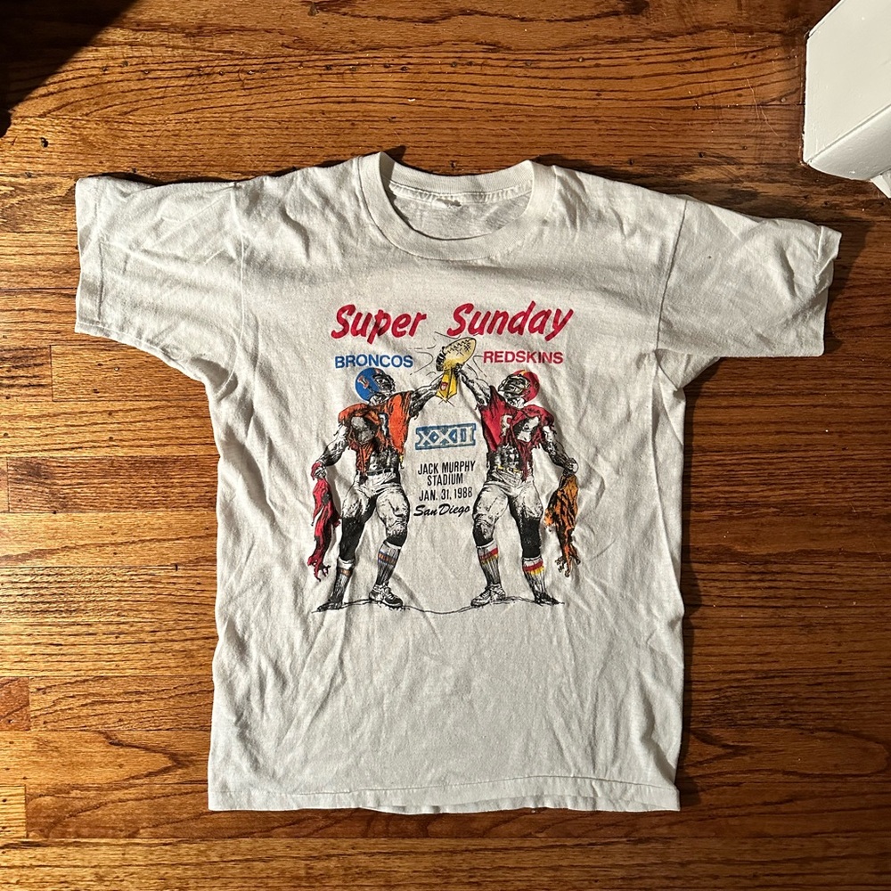 Super Sunday Graphic Tee - White